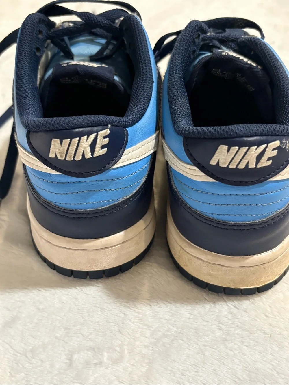 Nike Low-Top Sneakers in Sky Blue and Navy